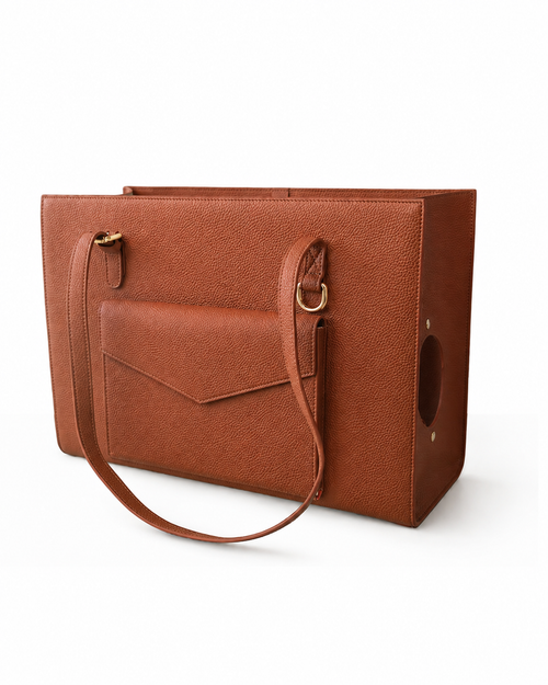 Sac de transport pour petit chien – Sac à main en cuir vegan | ORION Chien Chic